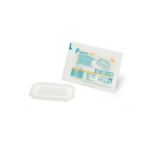 3M Tegaderm +Pad Transparent Sterile Dressing with Absorbent Pad 3.54"/5.91" (9/15 cm)