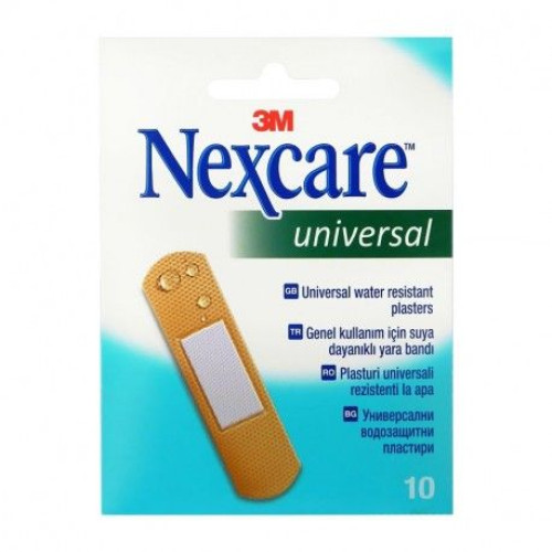 3M Nexcare Universal Waterproof Classic Wound Dressings 10 pcs