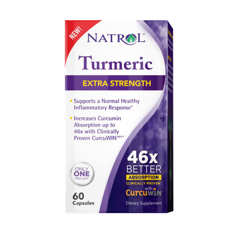 Natrol Turmeric for a Strong Immune System and Optimal Health 60 Capsules