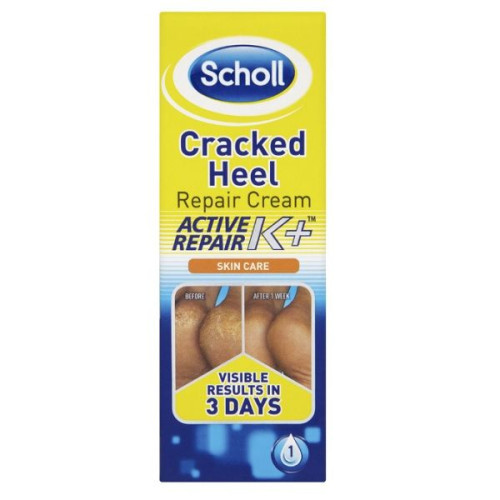 Scholl Restorative Cream for Cracked and Rough Heels K+ Fragrance-Free 2.03 fl oz (60 ml)