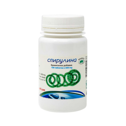 Bouroff Spirulina for Stress and Immunity 100 Tablets