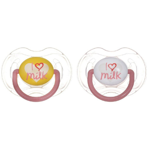 Philips Avent Classic Soft Silicone Pacifier for Girls 0-6 Months 2 pcs