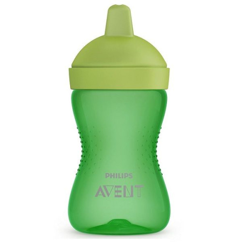 Philips Avent My Grippy Green Cup with Hard Spout and Valve for Children 18+ Months 10.14 fl oz (300 ml)