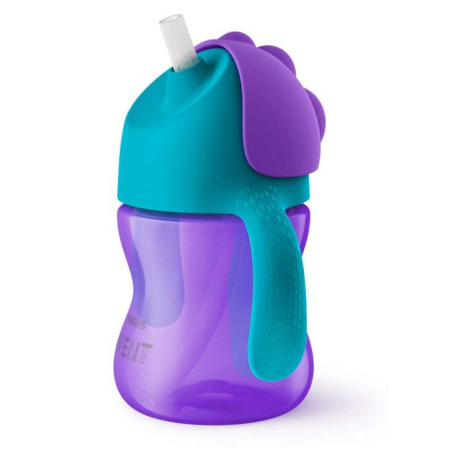 Philips Avent Bendy Transition Cup with Straw for Children 9+ Months Non-Spill 6.76 fl oz (200 ml)