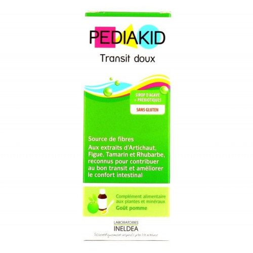 Pediakid Syrup for Children Which Aids Intestinal Transit and Comfort Apple 4.23 fl oz (125 ml)