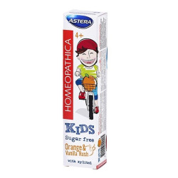 Astera Homeopathica Kids Children's Toothpaste 4+ Orange 1.69 fl oz (50 ml)