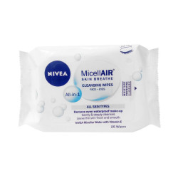 Nivea Micellar All-in-1 Care Cleansing Wipes 25 pcs