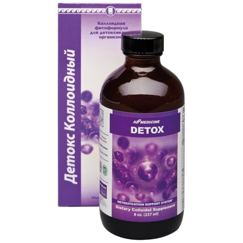Ad Medicine ADLiquid Colloidal Detox Solution for Cleansing the Body 8.01 fl oz (237 ml)