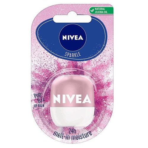 Nivea Pop-Ball Sparkle Balm Cracked Lips 0.25 oz (7 g)