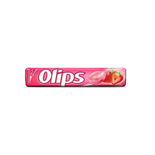 Olips Strawberry Throat Lozenges for Pain and Discomfort 0.99 oz (28 g)