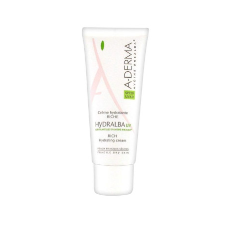 A-Derma Hydralba Rich Hydrating Day Cream for Dry Skin SPF 20 1.35 fl oz (40 ml)