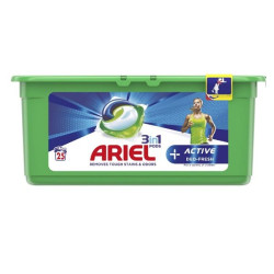 Ariel 3-in-1 Pods + Active Deo-Fresh Gel Laundry Capsules 25 pcs 0.96 oz (27.1 g)