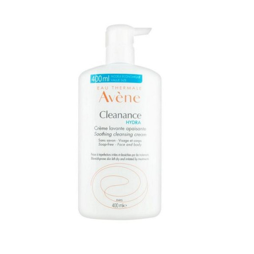 Avene Cleanance Hydra Soothing Cleansing Cream for Face and Body 13.53 fl oz (400 ml)