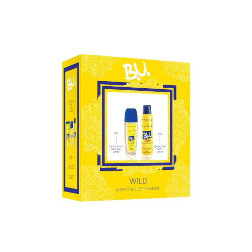B.U. Wild Promo Set for Women Perfume Body Spray and Deodorant Spray