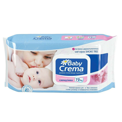 Baby Crema Wet Wipes with Chamomile Extract 72 pcs