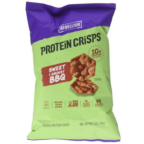 Our Little Rebellion Protein Chips with Sweet Barbecue Flavor 0.99 oz (28 g)