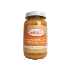 Babybio Organic Vegetable Puree with Beef for Children 8+ Months 7.05 oz (200 g)