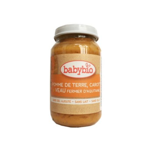 Babybio Organic Vegetable Puree with Beef for Children 8+ Months 7.05 oz (200 g)