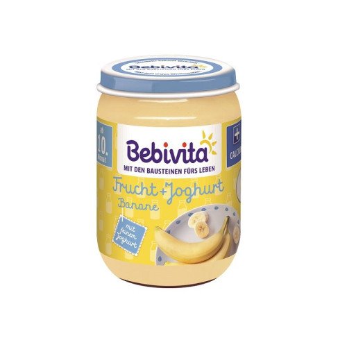 Bebivita Duo Yogurt with Fruit - Banana from 10+ Months 6.7 oz (190 g) - 1091