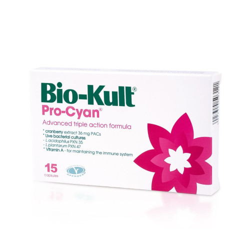 Bio-Kult Pro-Cyan Probiotic Dietary Supplement for Cystitis 15 Capsules