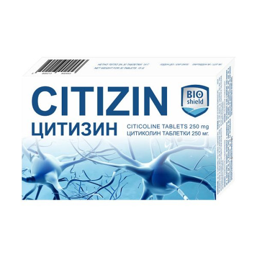 Bioshield Food Supplement with Cytisine 250 mg 30 Tablets