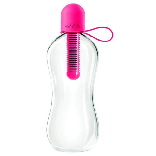 Bobble Water Bottle with Activated Carbon Filter 18.6 fl oz (550 ml) Neon Pink