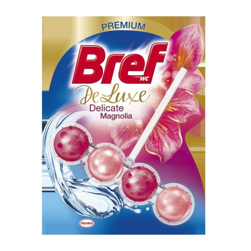 Bref De Luxe WC Delicate Magnolia Hard Toilet Block 1.76 oz (50 g) 1 pc