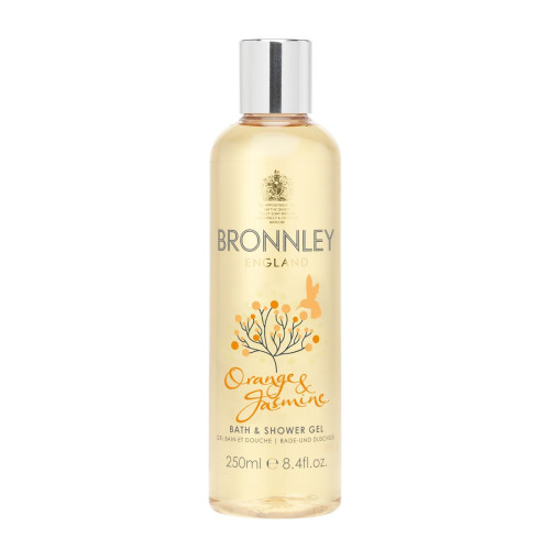 Bronnley Lily of the Valley Shower Gel for Body and Bath with Orange and Jasmine 8.45 fl oz (250 ml)