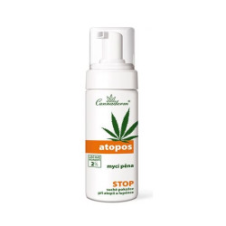 Cannaderm Atopos Cleansing Foam for Dry and Sensitive Skin with Hemp 6.09 fl oz (180 ml)