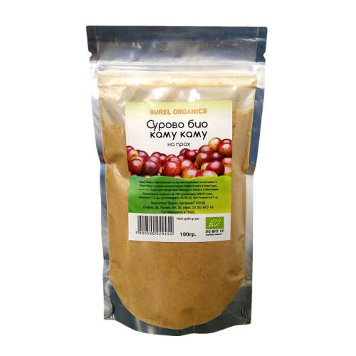 Burel Organics Raw Organic Camu Camu Powder 3.53 oz (100 g)