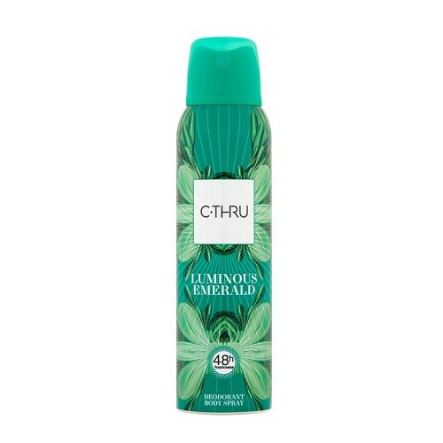 C-THRU Luminous Emerald Deodorant Spray for Women 5.07 fl oz (150 ml)