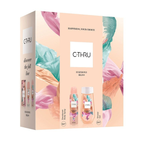 C-THRU Harmony Bliss Promo Set for Women Deodorant Spray and Shower Gel