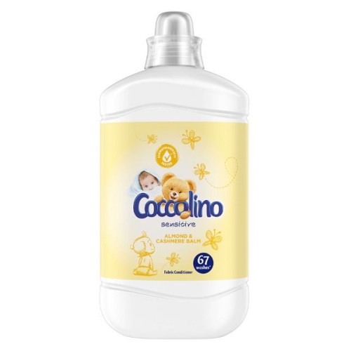 Coccolino Sensitive Almond and Cashmere Concentrated Fabric Softener 67.63 fl oz (2000 ml)