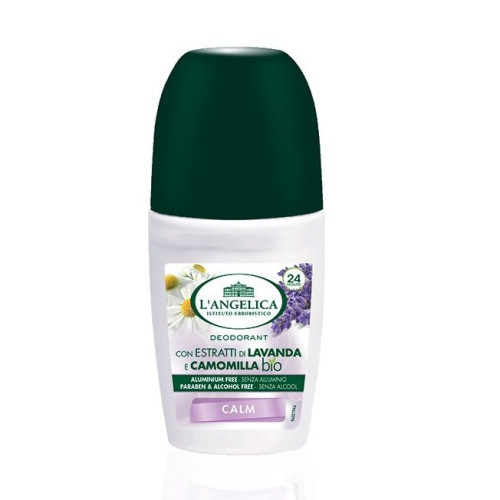 Langelica Bio Calm Soothing Roll-On Anti-Perspirant with Chamomile and Lavender 1.69 fl oz (50 ml)