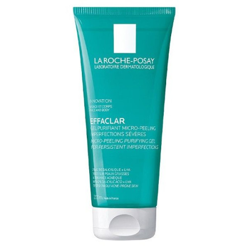 La Roche Posay Effaclar Cleansing Micro-Peeling Gel for Oily Skin 6.76 fl oz (200 ml)