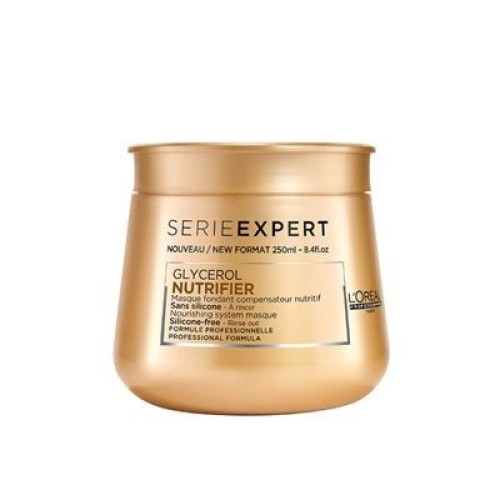 L'oreal Professionnel Nutrifier Nourishing Mask Without Silicone for Dry Hair 8.45 fl oz (250 ml)