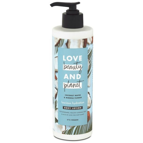Love Beauty and Planet Coconut Water and Mimosa Hydrating Body Lotion 13.53 fl oz (400 ml)