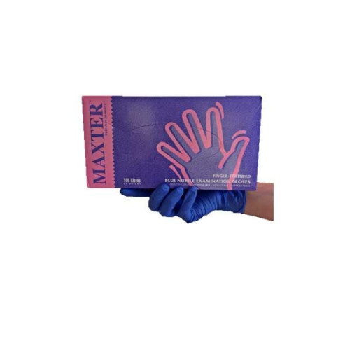 Maxter Nitrile Gloves Without Talc S 100 pcs