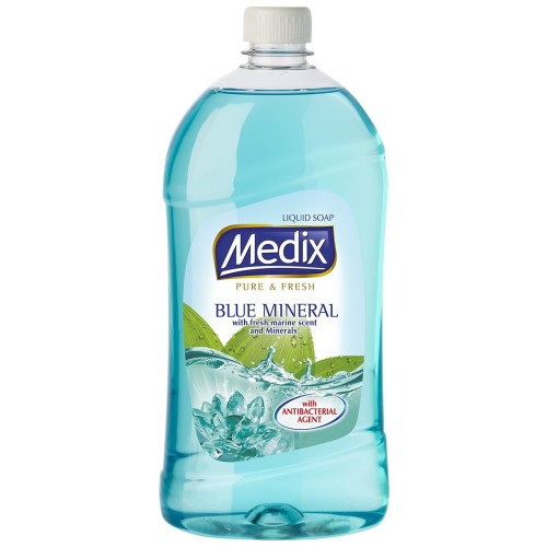 Medix Blue Mineral Liquid Hand Soap with Minerals - Refill 33.81 fl oz (1000 ml)