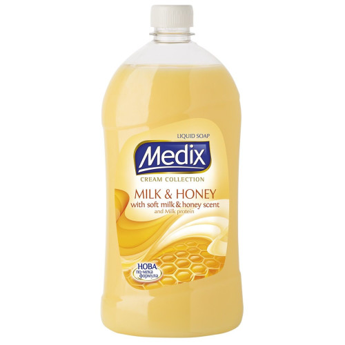 Medix Milkandhoney Liquid Hand Soap with Honey and Milk - Refill 30.43 fl oz (900 ml)