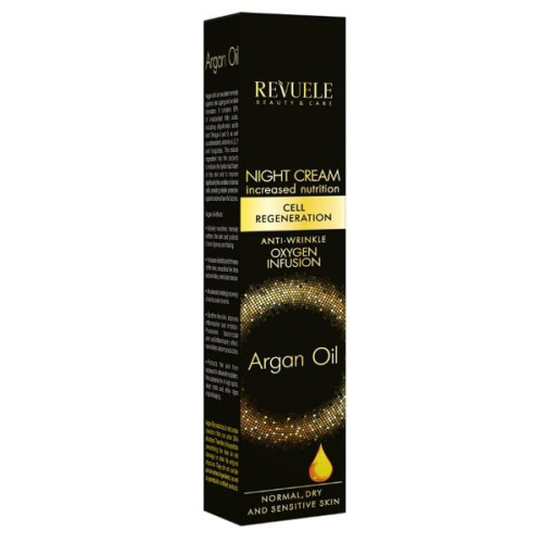 Revuele Argan Oil Regenerating Night Cream for Face 1.69 fl oz (50 ml)