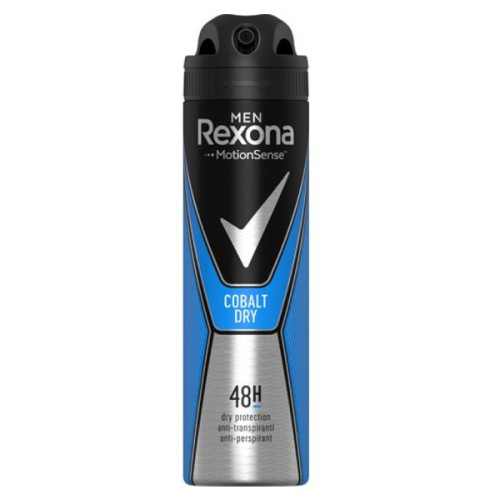 Rexona Men Cobalt Dry Deodorant Spray for Men 5.07 fl oz (150 ml)