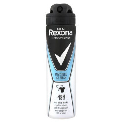 Rexona Men Invisible Ice Fresh Deodorant Spray for Men 5.07 fl oz (150 ml)