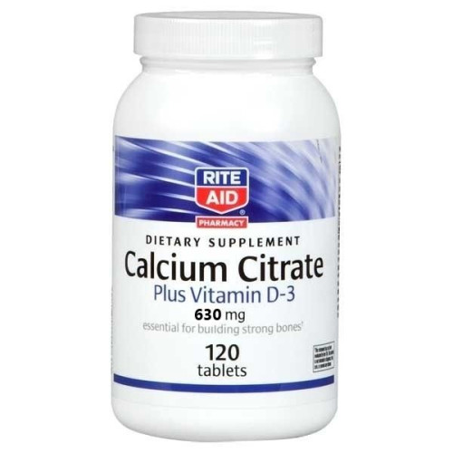 Rite AID Calcium from Mussel Shells with Vitamin D 250 Tablets