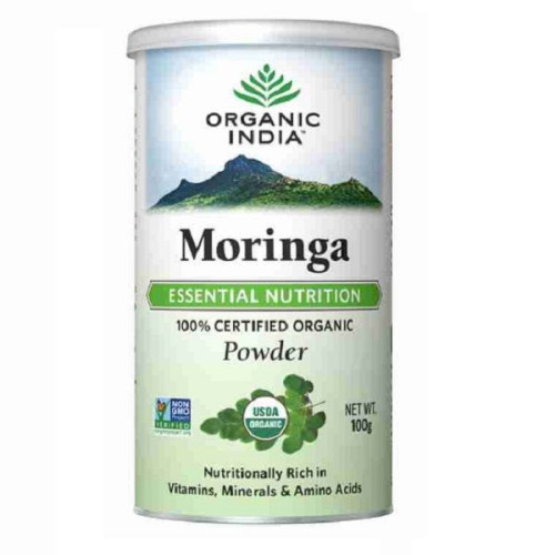 Organic India Moringa Powder for Good Health 3.53 oz (100 g)