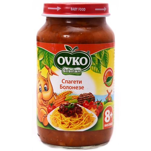Ovko Spaghetti Bolognese for Children 8+ Months 7.76 oz (220 g) - 5879