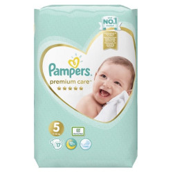 Pampers Premium Care 5 Junior Diapers for Children 24.3-35.3 lb (11-16 kg) 17 pcs