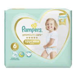 Pampers Premium Care 6 Diapers - Pants for Children 33+ lb (15+ kg) 31 pcs