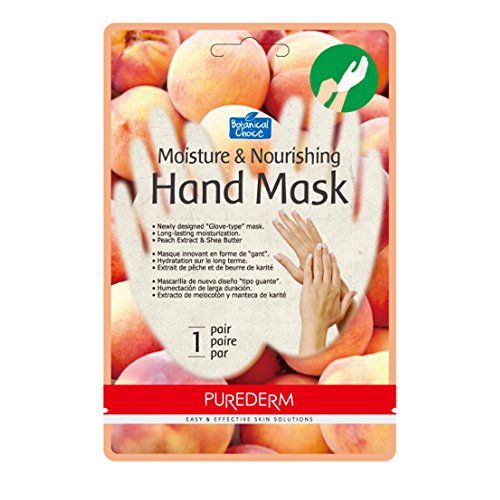 Adwin Purederm Hand Mask with Peach 1 pc