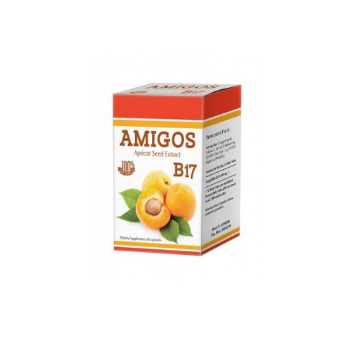 Amigos Vitamin B17 Apricot Kernel Extract 100 mg 60 Tablets